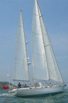 Nautors Swan 65 sailing