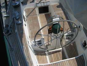 Swan 65 cockpit